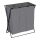 WENKO 71297800 - Kosz na pranie TRIO 69x76 cm szary/czarny