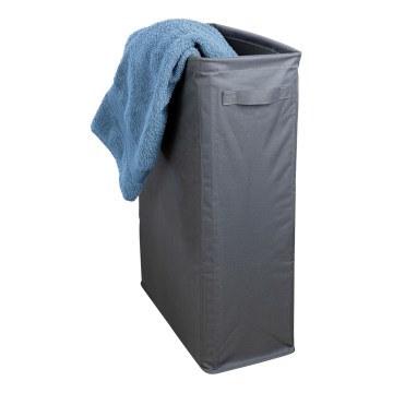 WENKO 71299800 - Kosz na pranie SLIM 20x60 cm antracyt