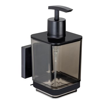 WENKO 71444800 - Dozownik mydła VACUUM-LOC QUADRO ED 7,5x16 cm czarny