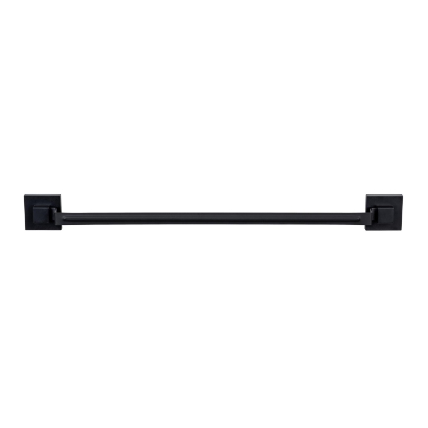 WENKO 71445800 - Drążek na ręczniki VACUUM-LOC QUADRO ED 60,5x6 cm czarny