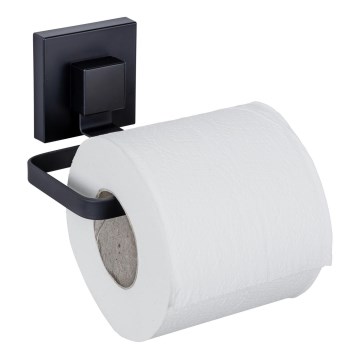 WENKO 71447800 - Uchwyt na papier toaletowy VACUUM-LOC QUADRO ED 14x11 cm czarny