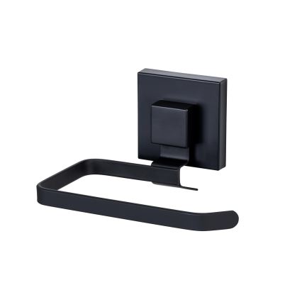WENKO 71447800 - Uchwyt na papier toaletowy VACUUM-LOC QUADRO ED 14x11 cm czarny