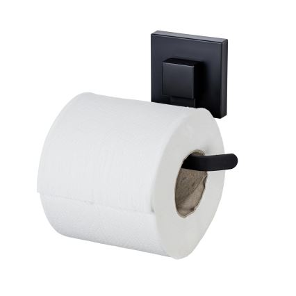 WENKO 71447800 - Uchwyt na papier toaletowy VACUUM-LOC QUADRO ED 14x11 cm czarny