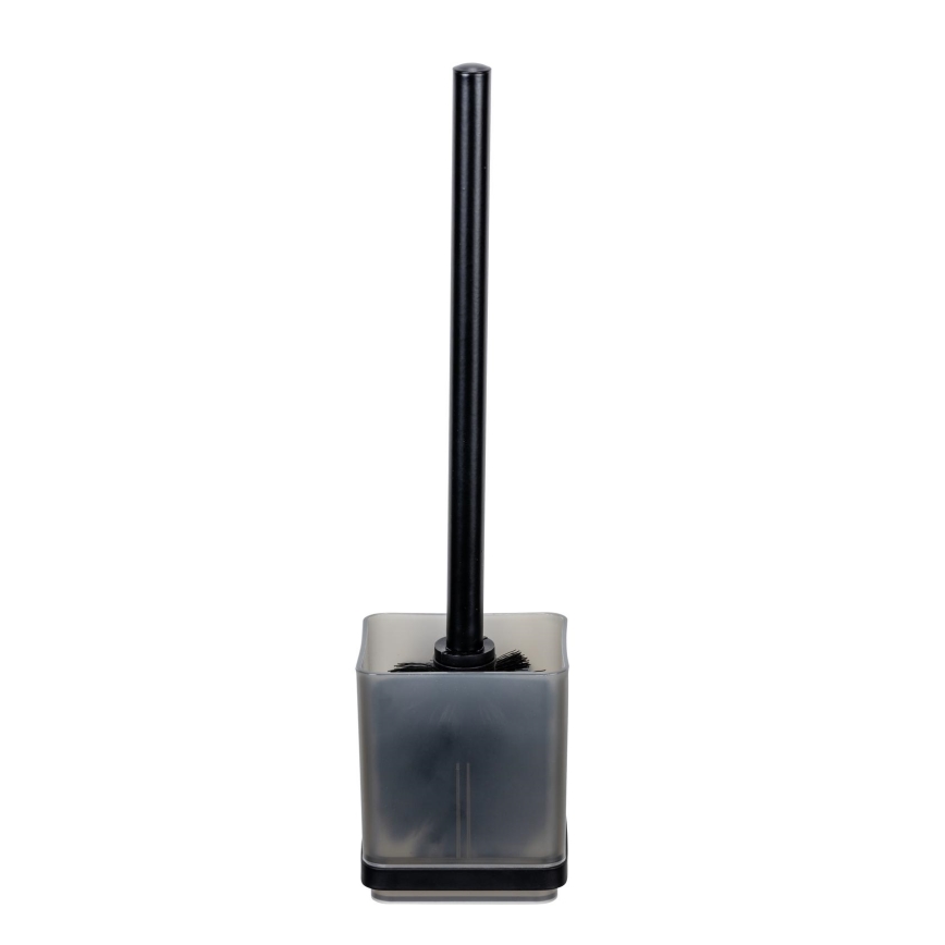 WENKO 71450800 - Zestaw WC VACUUM-LOC QUADRO ED 9,5x37 cm czarny