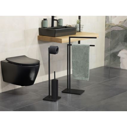 WENKO 71555800 - Stojak na ręczniki RECCO 48x80,5 cm czarny