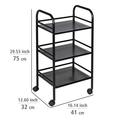WENKO 71560800 - Wózek 41x75 cm czarny