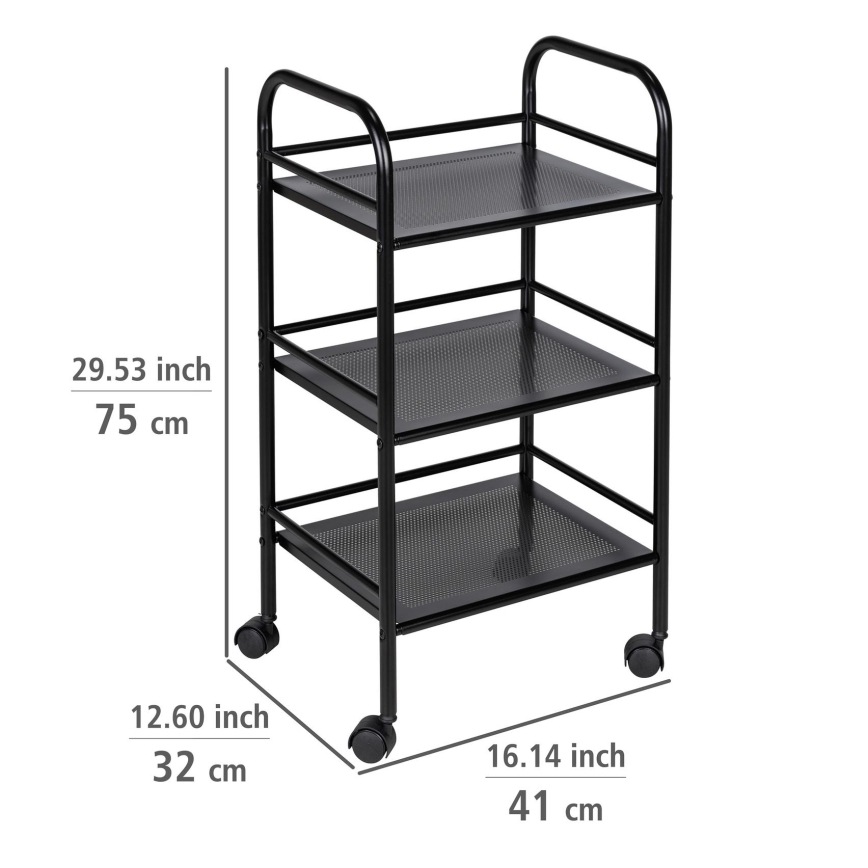 WENKO 71560800 - Wózek 41x75 cm czarny