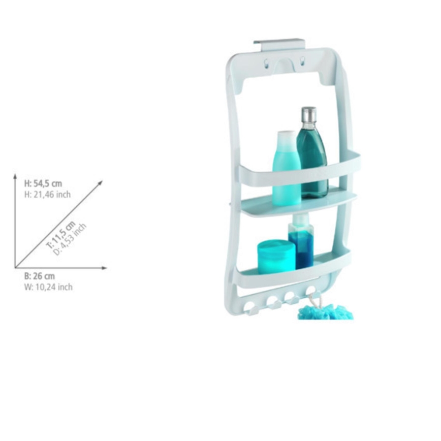 WENKO 8409100 - Regał UNIVERSAL 26x54,5 cm biały