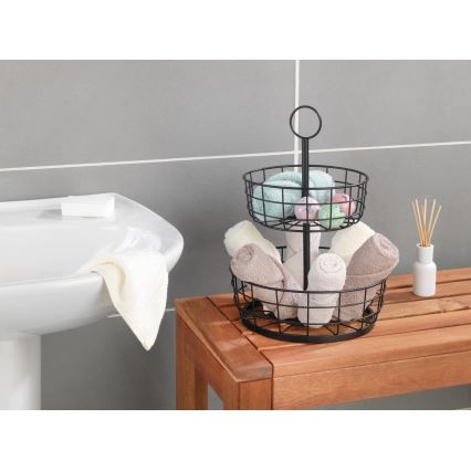 WENKO 88740800 - Kosz LOFT 28x39 cm czarny