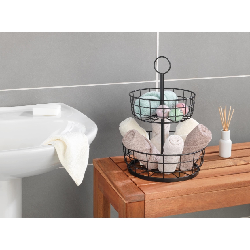 WENKO 88740800 - Kosz LOFT 28x39 cm czarny