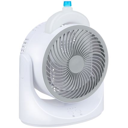Wentylator biurkowy LED RGB z efektem mgły 5V