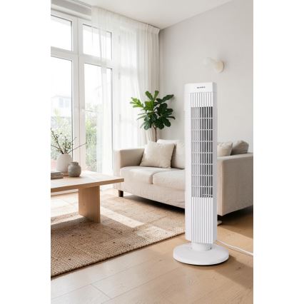 Wentylator kolumnowy 50W/230V 74,5 cm biały