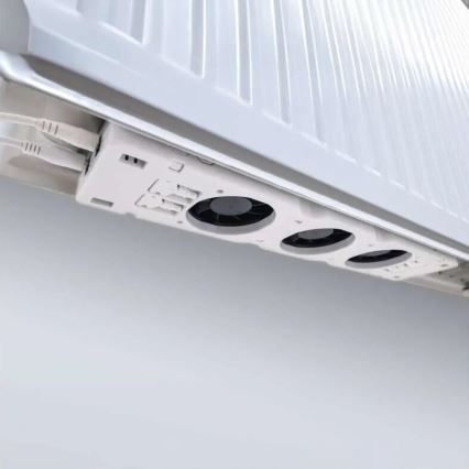 Wentylator pod grzejnik 5/230V biały