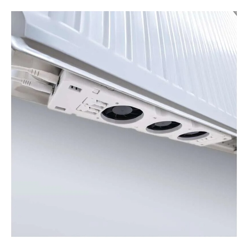 Wentylator pod grzejnik 5/230V biały