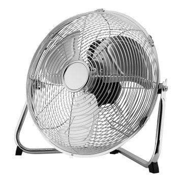 Wentylator podłogowy 35 cm, 3 rychlosti, lesklý chrom, 70W