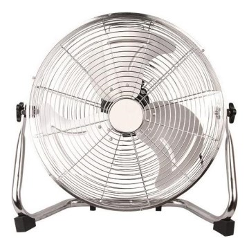 Wentylator podłogowy 90W/230V o średnicy 40 cm, chrom błyszczący