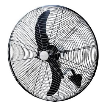 Wentylator ścienny 200W/230V śr. 76 cm czarny + zdalne sterowanie