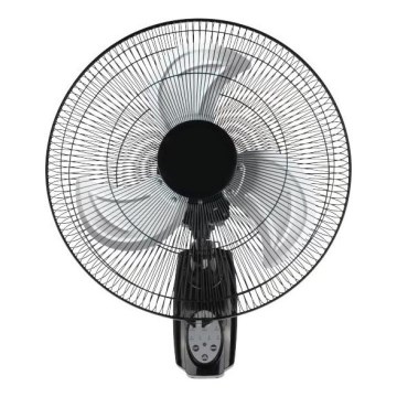Wentylator ścienny 90 W / 230 V, Ø 50 cm, czarny
