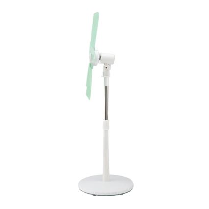 Wentylator stojący 15W/230V śr. 50 cm biały/zielony