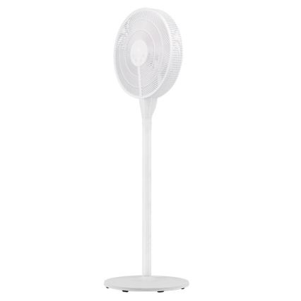 Wentylator stojący 25 W/230 V, śr. 40 cm, biały + pilot zdalnego sterowania