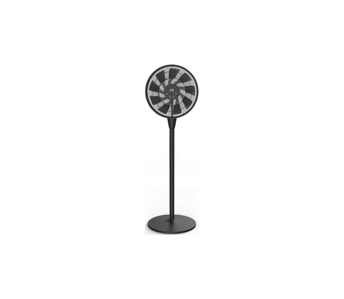Wentylator stojący 25W/230V, 130 cm, czarny + pilot zdalnego sterowania
