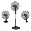 Wentylator stojący 3 w 1, 50 W/230 V, śr. 40 cm, czarny