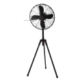 Wentylator stojący 50 W/230 V, śr. 44 cm, czarny