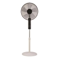 Wentylator stojący 60 W/230 V, 135 cm, biały/czarny + zdalne sterowanie