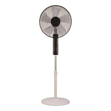 Wentylator stojący 60 W/230 V, średnica 40 cm, biały/czarny