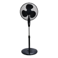 Wentylator stojący 60W/230V 125 cm czarny