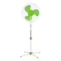 Wentylator stojący 60W/230V, śr. 40 cm, biały/zielony