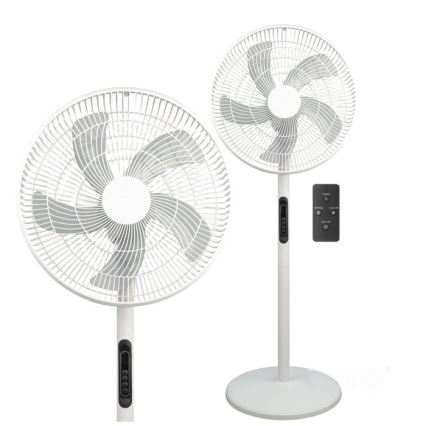 Wentylator stojący VIENTO-R 40W/230V biały + pilot zdalnego sterowania