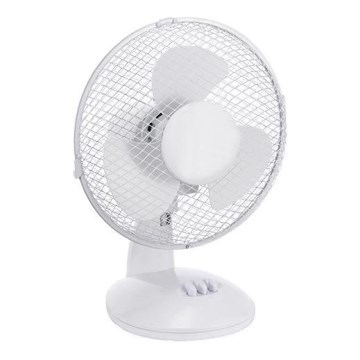 Wentylator stołowy 38 W/230 V, średnica 25 cm, biały