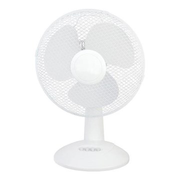 Wentylator stołowy 45 W/230 V, o średnicy 45 cm, biały
