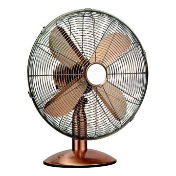 Wentylator stołowy 50W/230V śr. 30 cm miedź