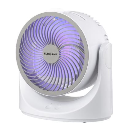 Wentylator stołowy LED RGB 10W/5V, śr. 18,5 cm
