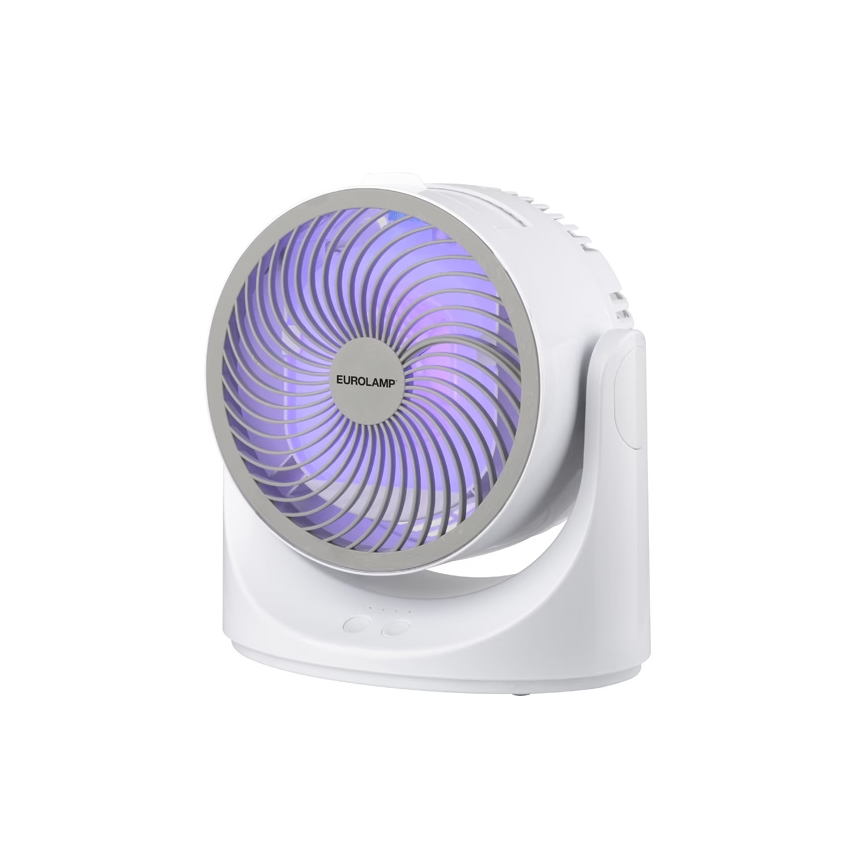 Wentylator stołowy LED RGB 10W/5V, śr. 18,5 cm