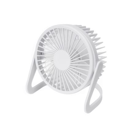 Wentylator stołowy USB śr. 15 cm biały