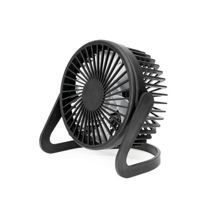 Wentylator stołowy USB o średnicy 15 cm czarny