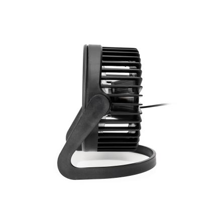 Wentylator stołowy USB o średnicy 15 cm czarny