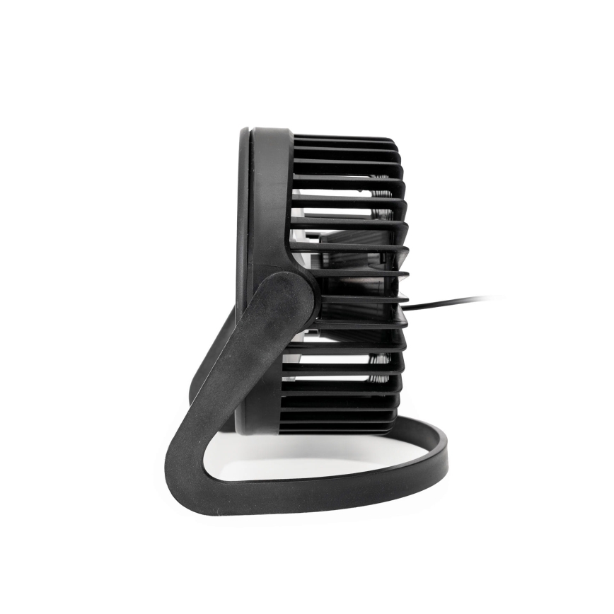 Wentylator stołowy USB o średnicy 15 cm czarny