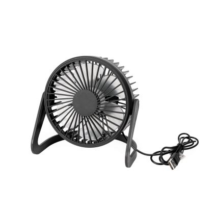 Wentylator stołowy USB o średnicy 15 cm czarny