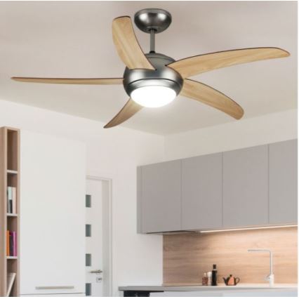 Wentylator sufitowy 2xE27/20W/230V śr. 132 cm + pilot zdalnego sterowania