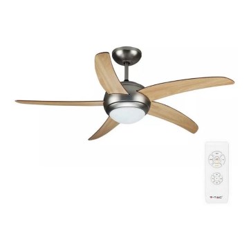 Wentylator sufitowy 2xE27/20W/230V śr. 132 cm + pilot zdalnego sterowania