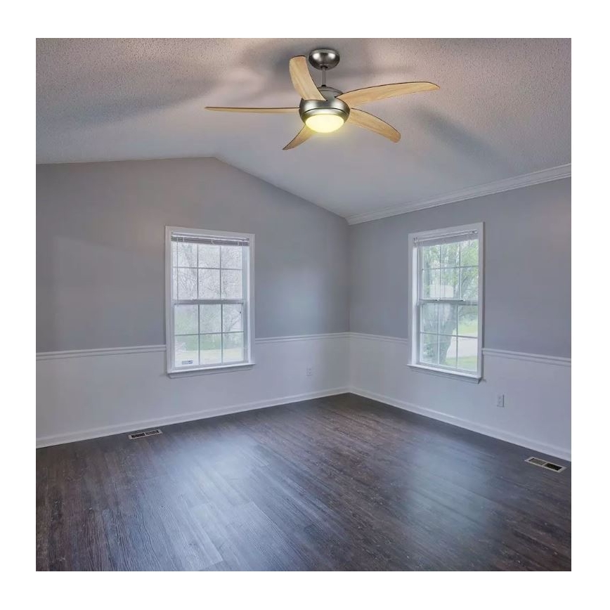 Wentylator sufitowy 2xE27/20W/230V o średnicy 132 cm z pilotem do zdalnego sterowania