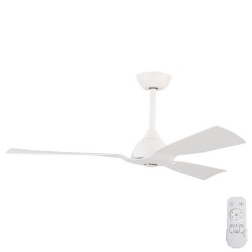Wentylator sufitowy o średnicy 132 cm IP44 biały + pilot zdalnego sterowania