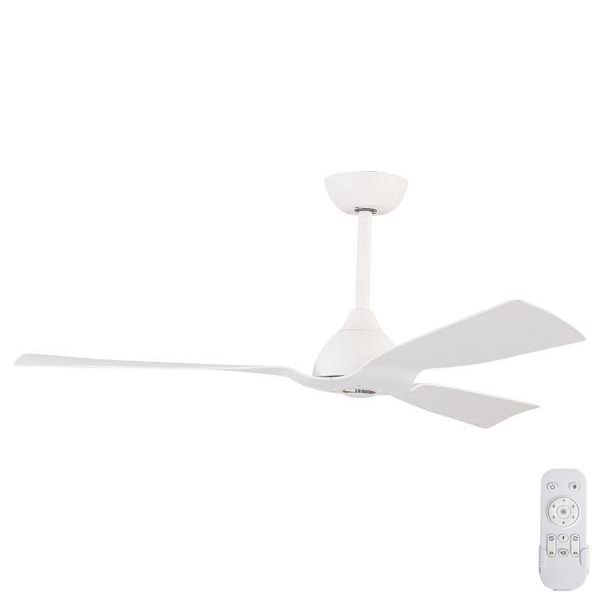 Wentylator sufitowy o średnicy 132 cm IP44 biały + pilot zdalnego sterowania