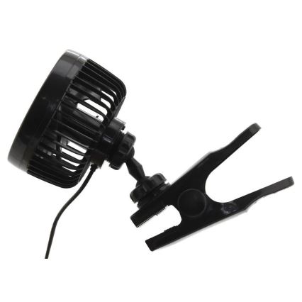 Wentylator z klipsem USB 4W/5V czarny