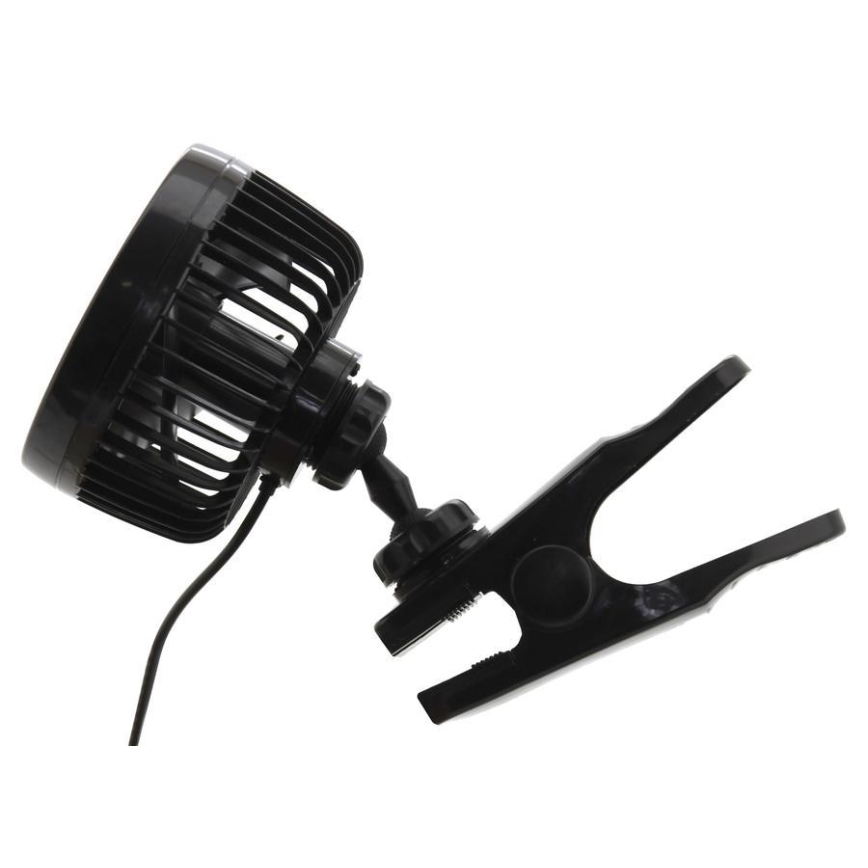 Wentylator z klipsem USB 4W/5V czarny