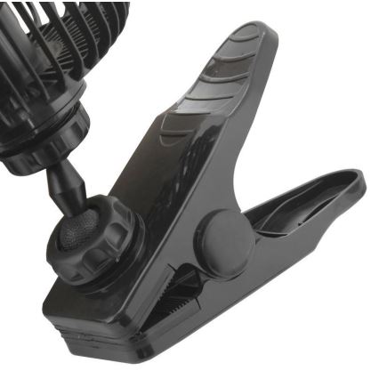 Wentylator z klipsem USB 4W/5V czarny